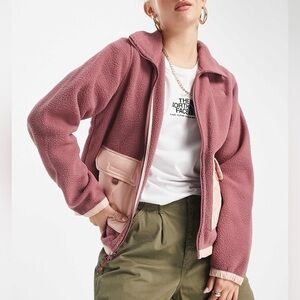 the north face royal arch zip up fleece jacket